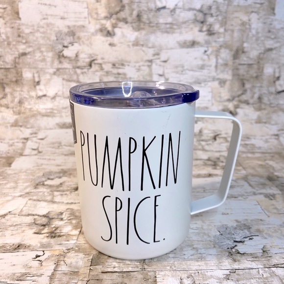 Rae Dunn Other - 🎃 RAE DUNN 🎃 insulated stainless mug tumbler PUMPKIN SPICE Halloween new